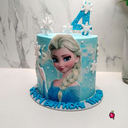 Frozen Elsa Birthday Cake - Let It Go Theme