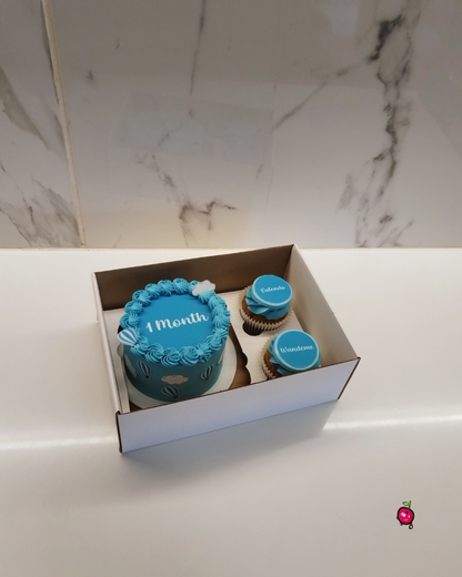 Hot Air Balloons and Clouds 1 Month Bento Box Set