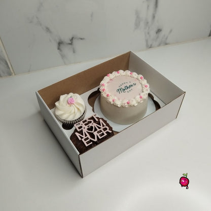 Mother's Day Variety Box Set | Bento Cake, Cupcakes & Cookies Gift