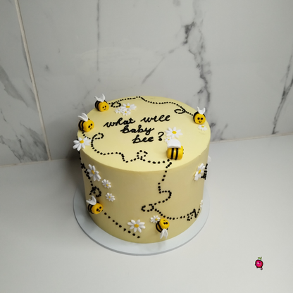 Bee Themed Baby Shower Cake