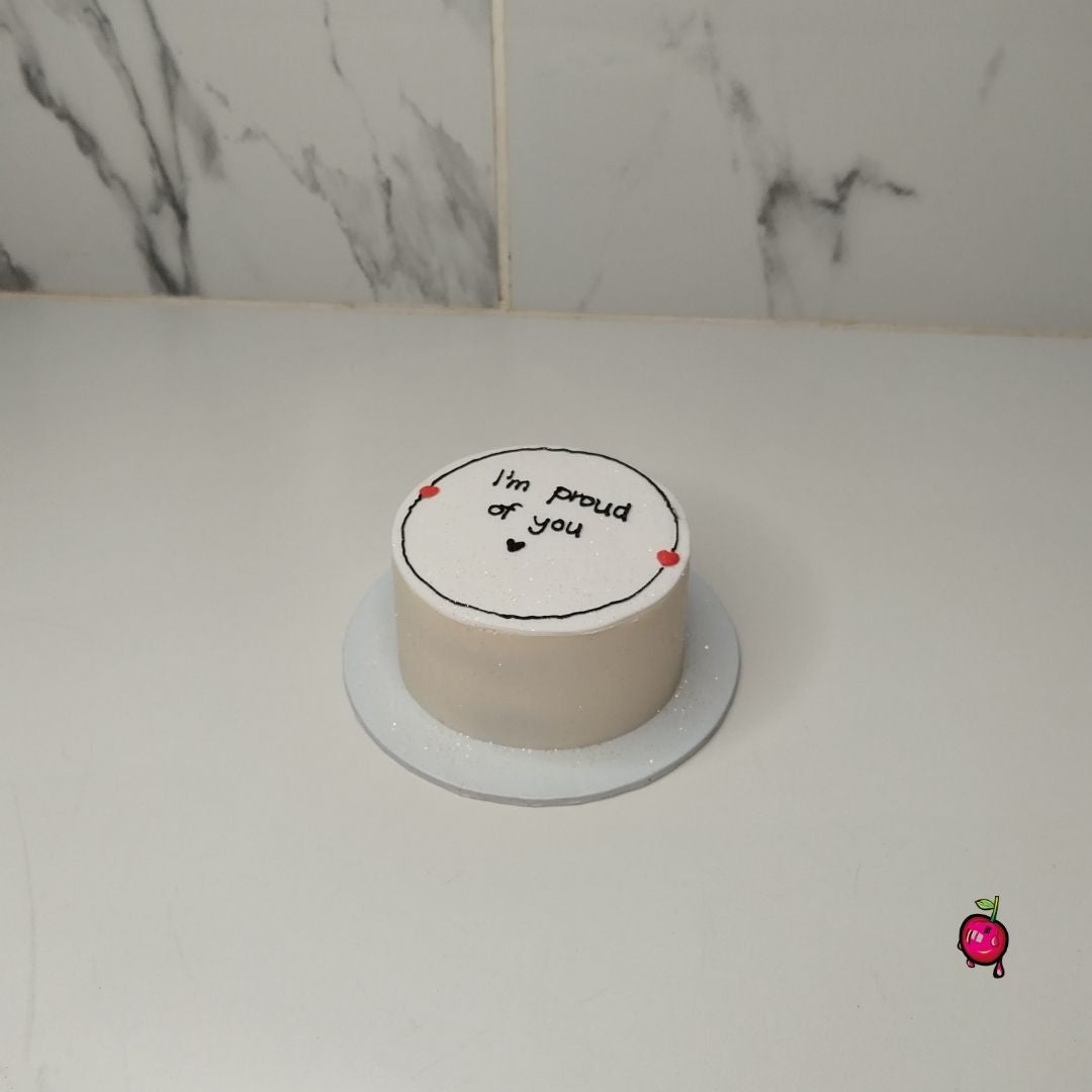 "I'm Proud Of You" Bento Cake