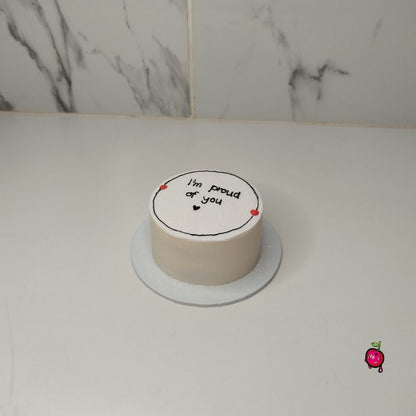 "I'm Proud Of You" Bento Cake