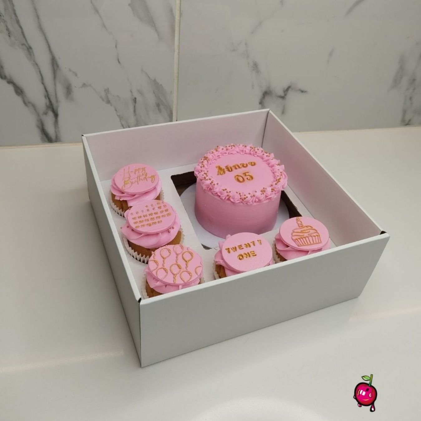 Since 2005 Birthday Box Set with Toppers