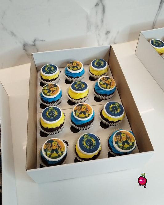 Cristiano Ronaldo Al Nassr Themed Cupcakes