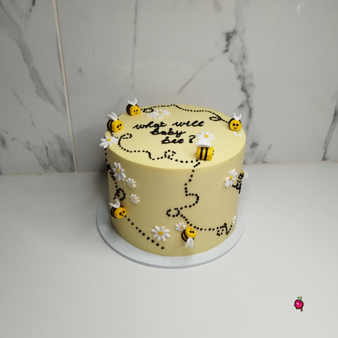 Bee Themed Baby Shower Cake
