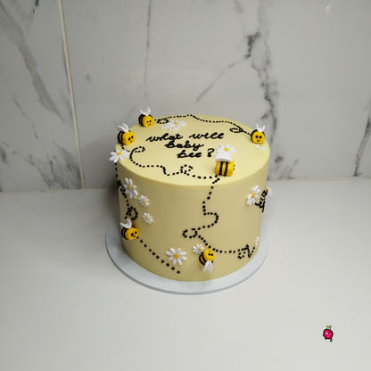 Bee Themed Baby Shower Cake