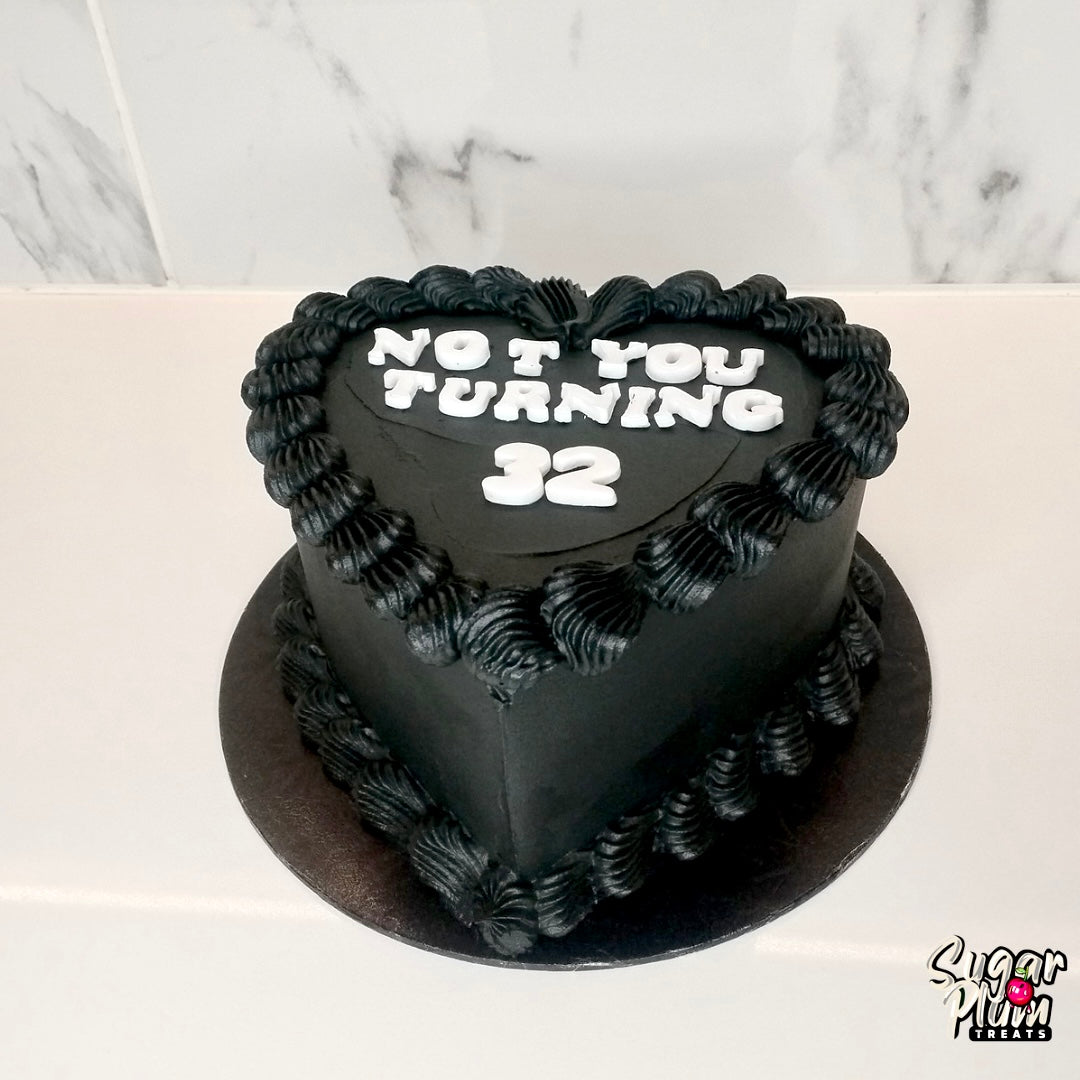 ”Not you turning” + Age Heart Cake