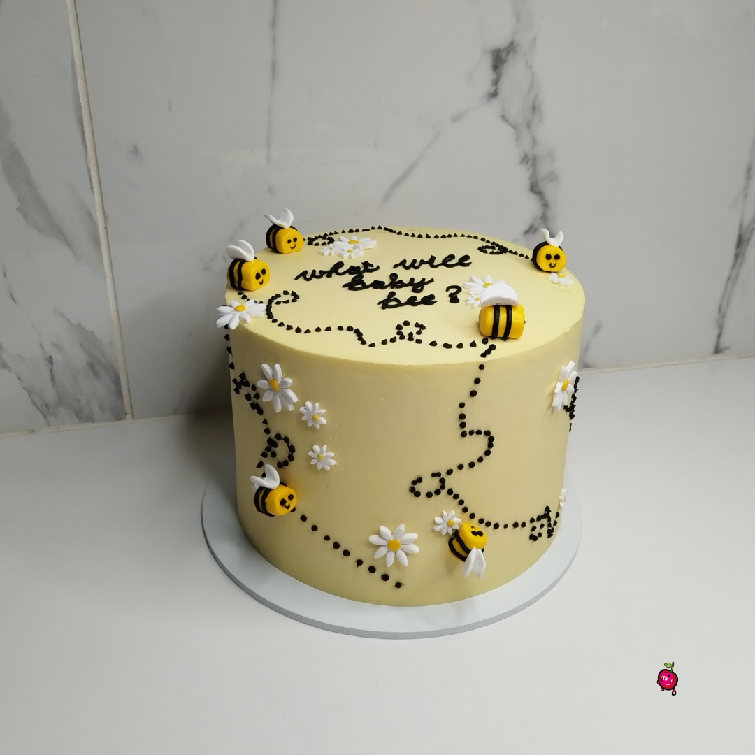 Bee Themed Baby Shower Cake