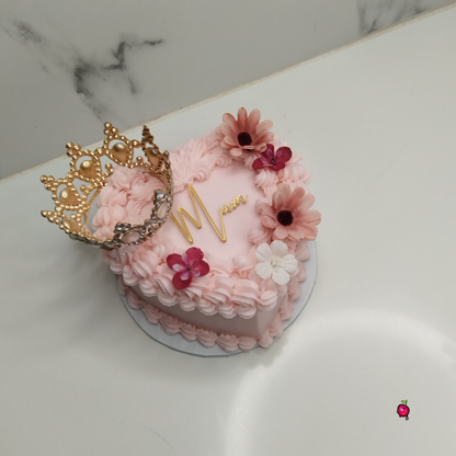 Mother's Day Heart Shape Bento Cake