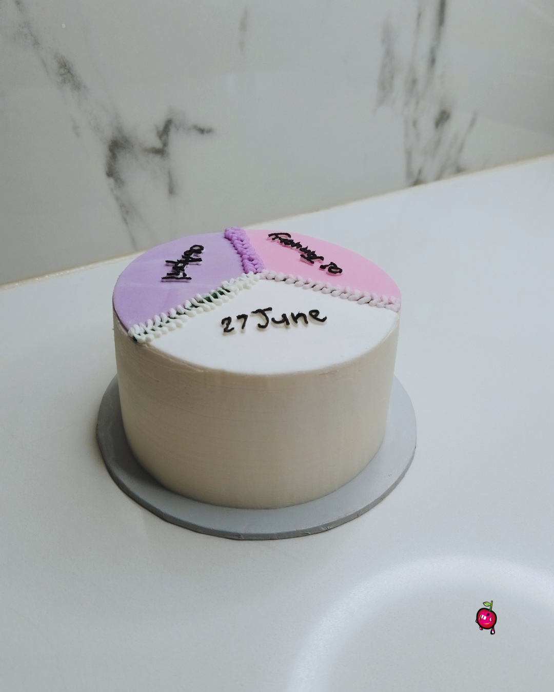 Triple/3-Way Birthday Bento/ Lunchbox Cake