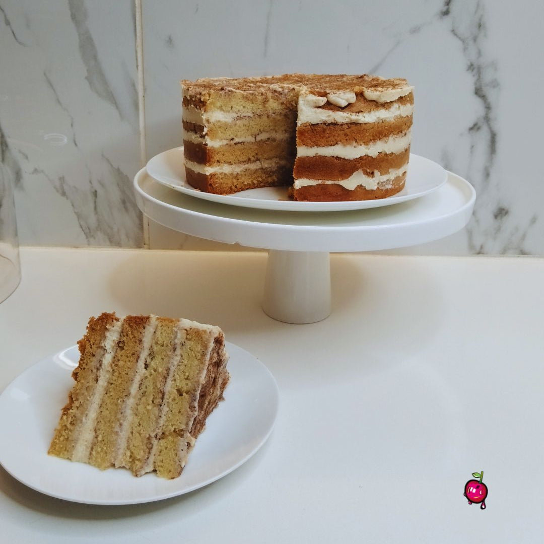Milk Tart Cake Slice