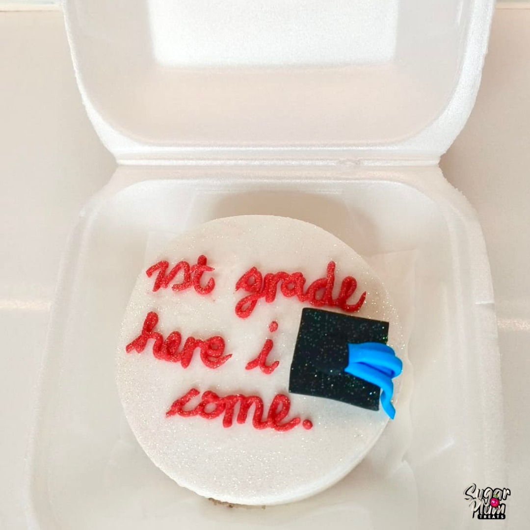 “1st Grade here I come” Bento-Lunchbox Cake