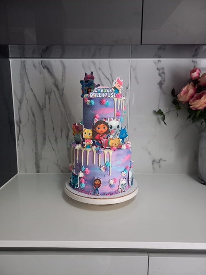 Gabby’s Dollhouse 2 Tier Cake