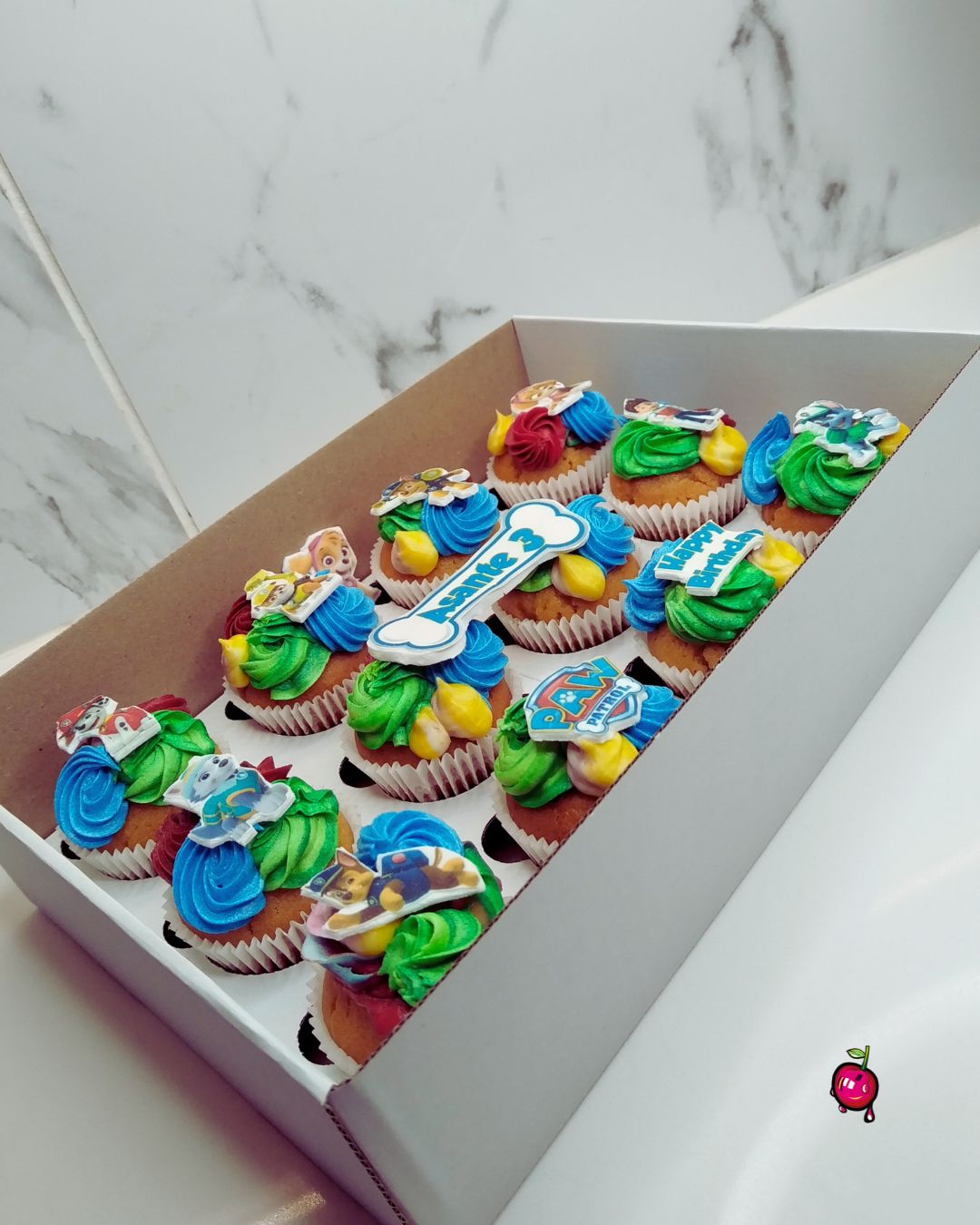 Paw Patrol Themed Cupcakes