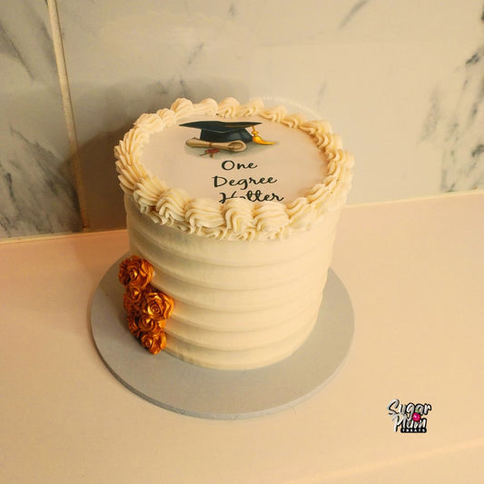 One Degree Hotter, Graduation Themed Burn Away Cake