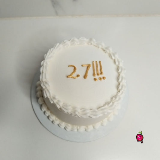 27!!! Birthday Bento Cake