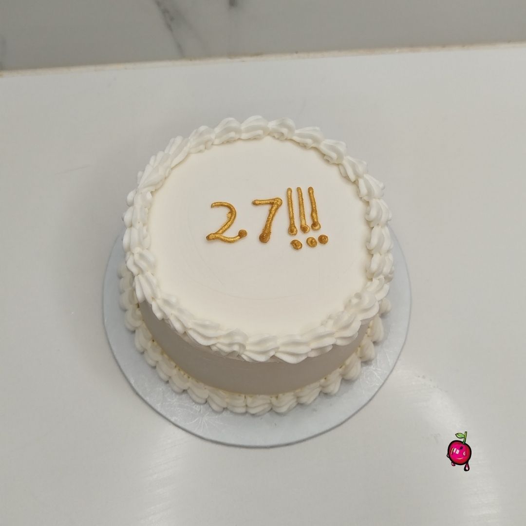 27!!! Birthday Bento Cake