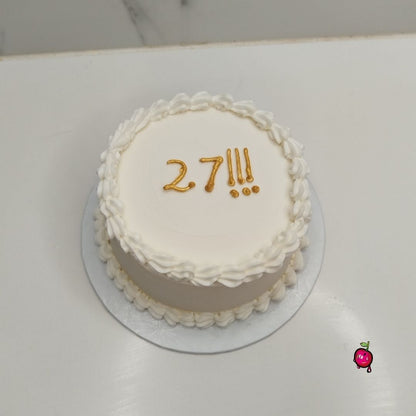 27!!! Birthday Bento Cake