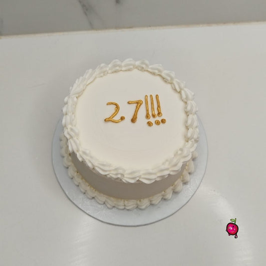 27!!! Birthday Bento Cake