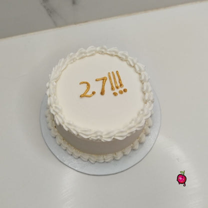 27!!! Birthday Bento Cake