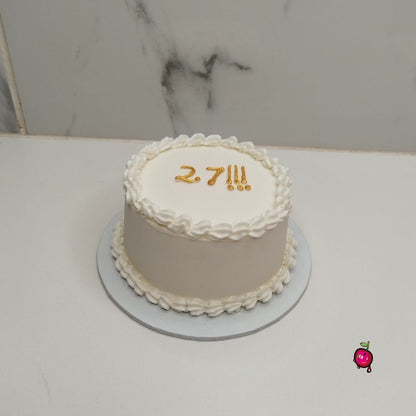 27!!! Birthday Bento Cake