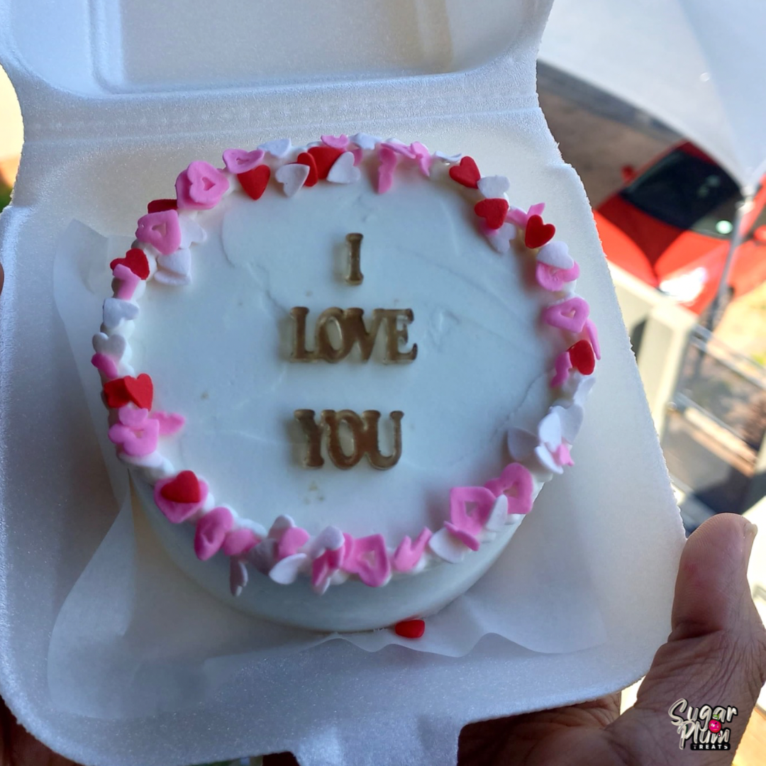 “I Love You” Bento- Lunchbox Cake