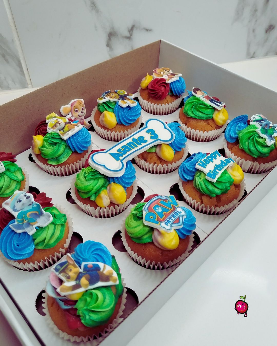 Paw Patrol Themed Cupcakes