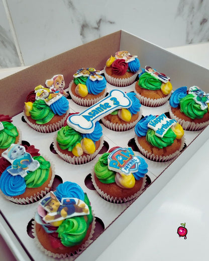 Paw Patrol Themed Cupcakes