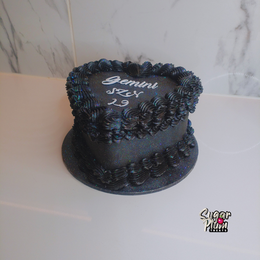 Turning 29 Gemini SZN Heart Cake