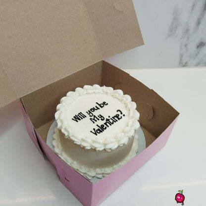 Will you be my Valentine? Bento - Lunchbox Cake