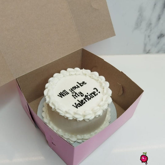 Will you be my Valentine? Bento - Lunchbox Cake