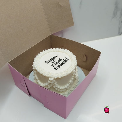 Season 20 Final Episode Vintage Birthday Bento - Lunchbox Cake