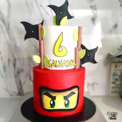 Ninja Lego themed cake