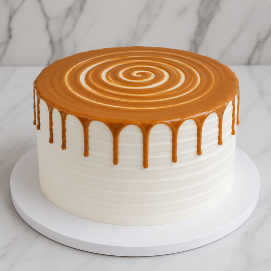 Caramel & Whipped Cream Cake (Full)