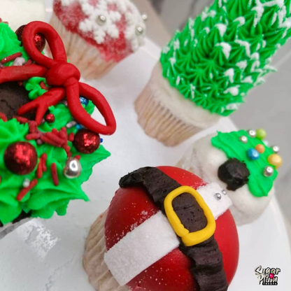 Christmas Snow Themed Cupcakes