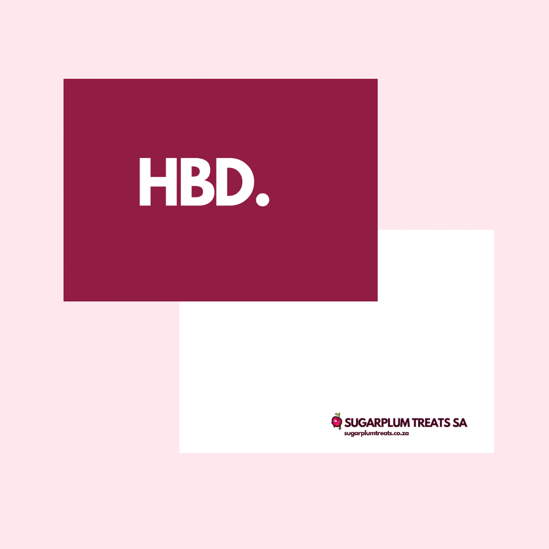 “HBD” Complimentary Card