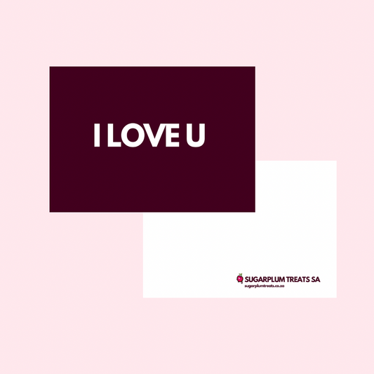“I love you” Complimentary Card