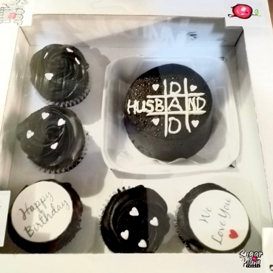 “Husband-Dad” Bento & Cupcakes