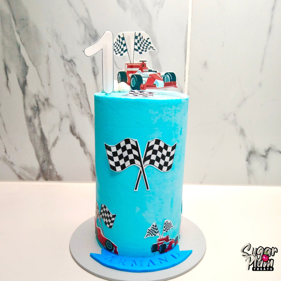 Race car Themed Mini Birthday Cake