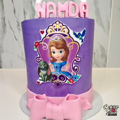 Sophia The Princess Themed Birthday Cake