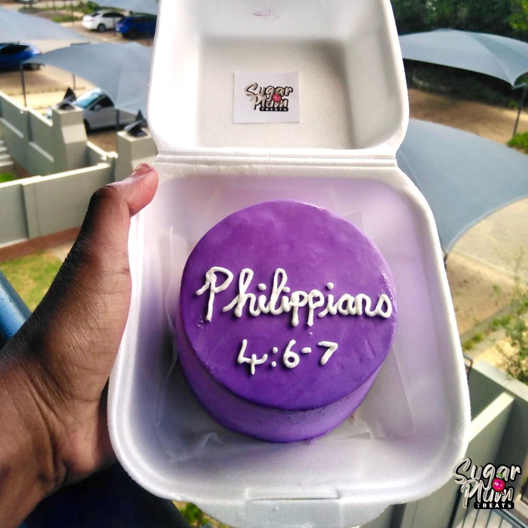 Bible Verse Bento-Lunchbox Cake