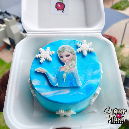 Fozen (Elsa) Bento/Lunchbox Cake