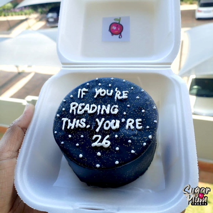 “If you’re reading this you’re” + Age Bento- Lunchbox Cake