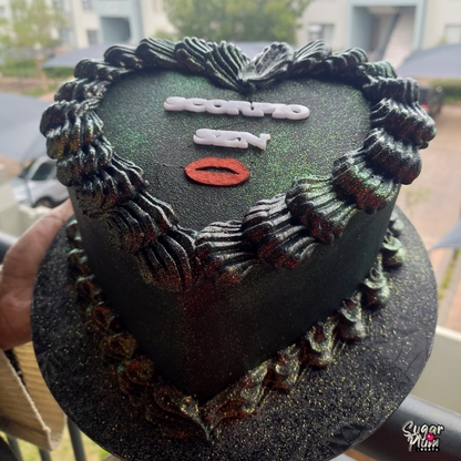 Scorpio SZN Heart Cake