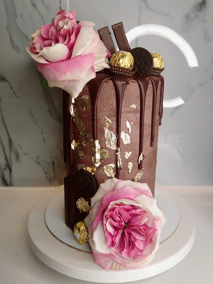 Triple Chocolate Drip Cake