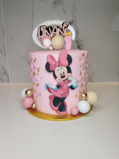 Mini Mouse Themed Birthday Cake