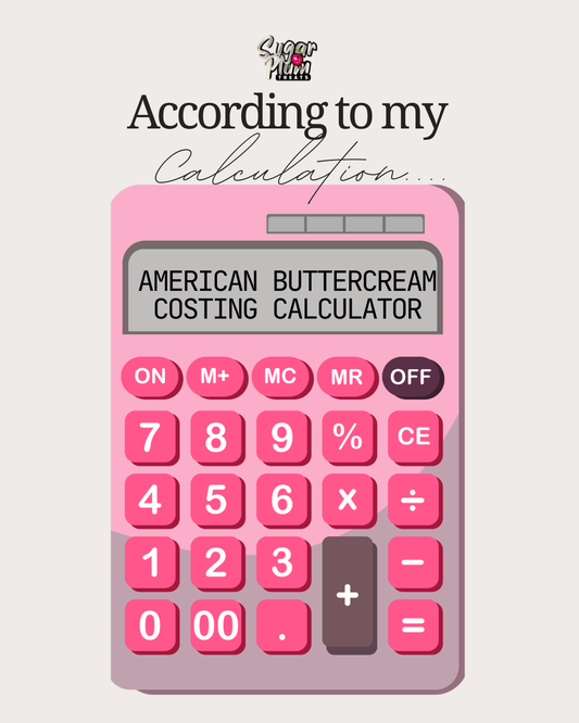 American Buttercream Costing Calculator | Bakery Pricing Spreadsheet (Excel & Google Sheets)