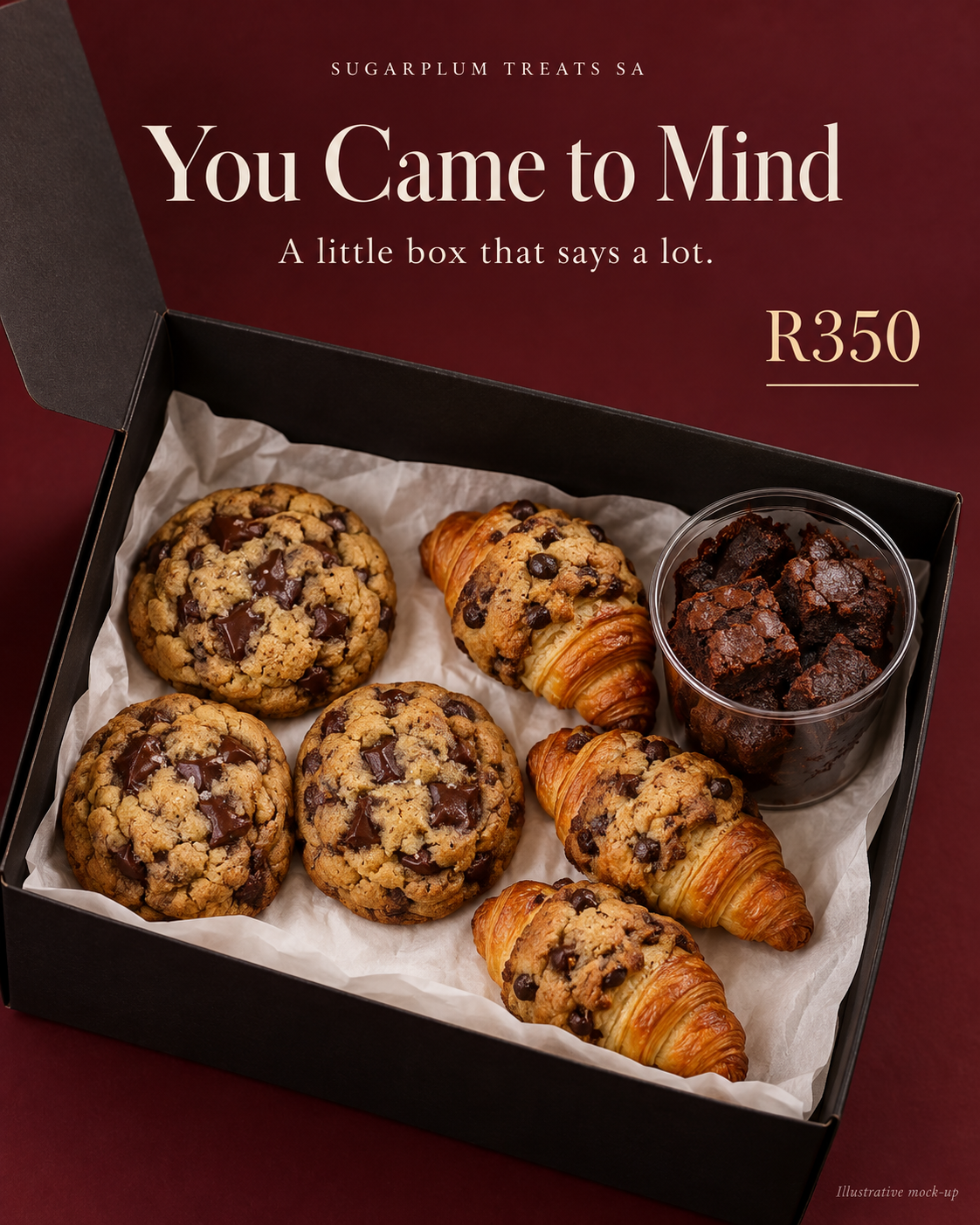 Mini Treats Gifting Box | Cup'a Brownie, Mini Crookies & Mini Chunky Cookies
