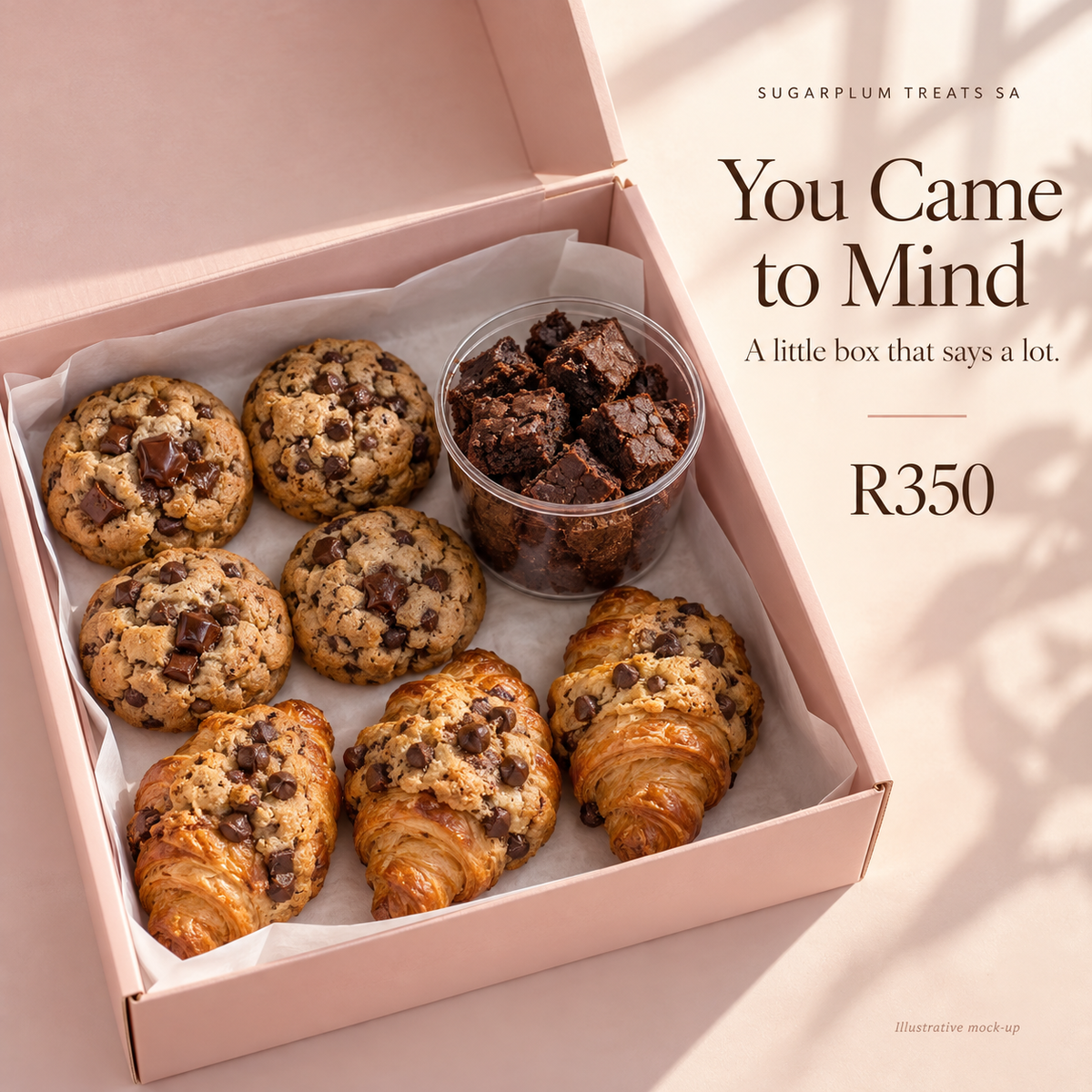 Mini Treats Gifting Box | Cup'a Brownie, Mini Crookies & Mini Chunky Cookies
