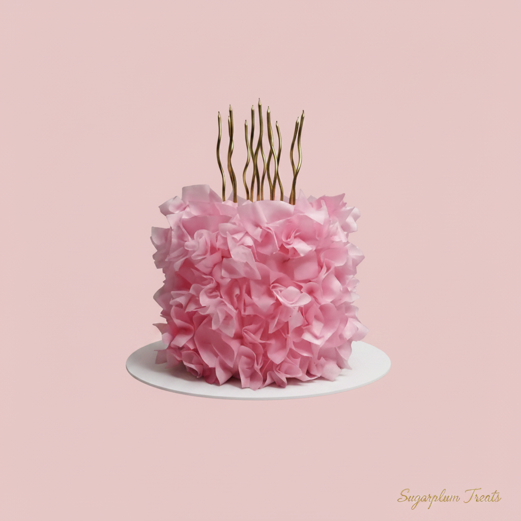 Blush Pink Cake - Board No Stand 1